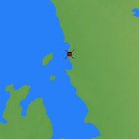 Nächste Vorhersageorte - Berens River - Karte