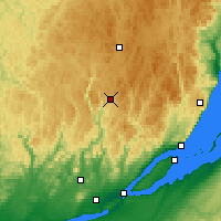 Nächste Vorhersageorte - Ste Foy - Karte