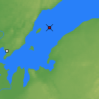 Nächste Vorhersageorte - Egg Island - Karte