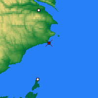 Nächste Vorhersageorte - Cap D'Espoir - Karte