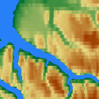 Nächste Vorhersageorte - Pond Inlet - Karte