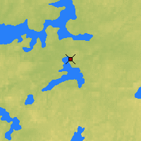 Nächste Vorhersageorte - Sioux Lookout - Karte