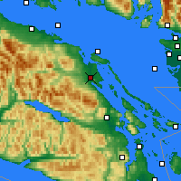 Nächste Vorhersageorte - Baie-Comeau - Karte