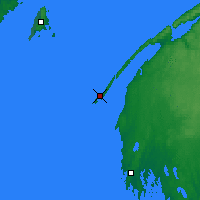 Nächste Vorhersageorte - Brier Island - Karte