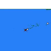 Nächste Vorhersageorte - Key West Flughafen - Karte