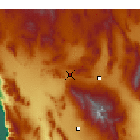 Nächste Vorhersageorte - Mercury - Karte