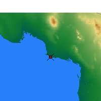 Nächste Vorhersageorte - Puerto Peñasco - Karte