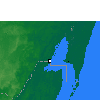 Nächste Vorhersageorte - Chetumal - Karte