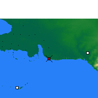 Nächste Vorhersageorte - Playa Girón - Karte
