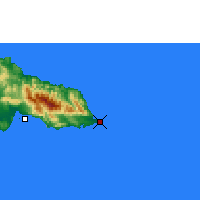 Nächste Vorhersageorte - Morant Bay - Karte