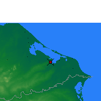 Nächste Vorhersageorte - Puerto Lempira - Karte