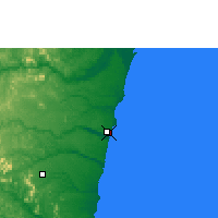 Nächste Vorhersageorte - Porto Seguro - Karte