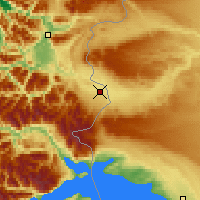 Nächste Vorhersageorte - Balmaceda - Karte