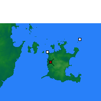 Nächste Vorhersageorte - Groote Eyland - Karte
