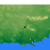 Nächste Vorhersageorte - Mount Barker - Karte
