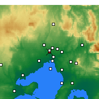 Nächste Vorhersageorte - Goldstream - Karte