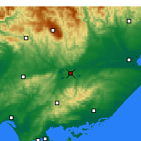 Nächste Vorhersageorte - Latrobe Valley - Karte