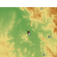 Nächste Vorhersageorte - Gunnedah - Karte