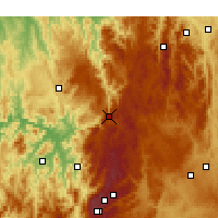 Nächste Vorhersageorte - Cabramurra - Karte