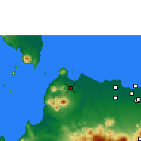 Nächste Vorhersageorte - Serang - Karte