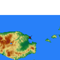 Nächste Vorhersageorte - Namlea/buru Isla - Karte