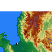 Nächste Vorhersageorte - Baguio - Karte