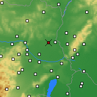 Nächste Vorhersageorte - Gänserndorf - Karte