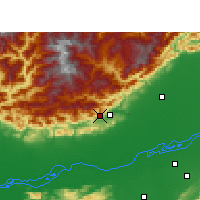 Nächste Vorhersageorte - Itanagar - Karte