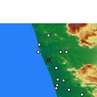 Nächste Vorhersageorte - Kunnamkulam - Karte