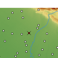 Nächste Vorhersageorte - Ladwa - Karte