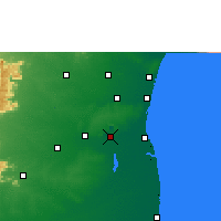 Nächste Vorhersageorte - Neyveli - Karte
