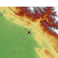 Nächste Vorhersageorte - Sujanpur - Karte