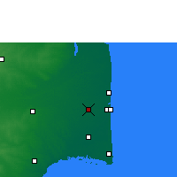 Nächste Vorhersageorte - Tiruvarur - Karte