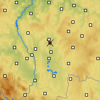 Nächste Vorhersageorte - Planá nad Lužnicí - Karte