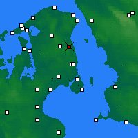 Nächste Vorhersageorte - Hørsholm - Karte