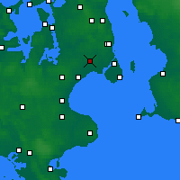 Nächste Vorhersageorte - Glostrup Kommune - Karte