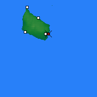 Nächste Vorhersageorte - Nexø - Karte
