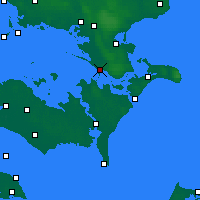 Nächste Vorhersageorte - Vordingborg - Karte