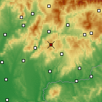 Nächste Vorhersageorte - Banská Štiavnica - Karte