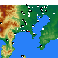 Nächste Vorhersageorte - Kamakura - Karte
