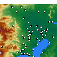 Nächste Vorhersageorte - Fujimino - Karte