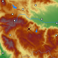 Nächste Vorhersageorte - Welingrad - Karte