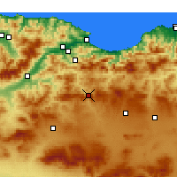 Nächste Vorhersageorte - Bougaa - Karte