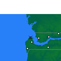 Nächste Vorhersageorte - Bakau - Karte