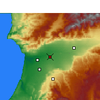 Nächste Vorhersageorte - Oulad Teima - Karte