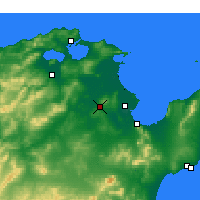 Nächste Vorhersageorte - Oued Ellil - Karte
