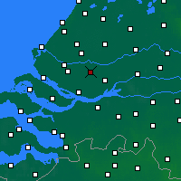 Nächste Vorhersageorte - Barendrecht - Karte