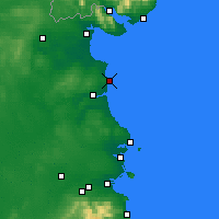 Nächste Vorhersageorte - Clogherhead - Karte