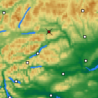 Nächste Vorhersageorte - Loch Tummel - Karte