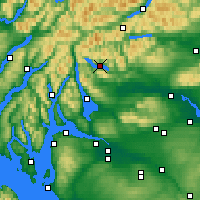 Nächste Vorhersageorte - Loch Katrine - Karte